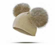 Load image into Gallery viewer, Adorable Warm Wooly Pom Pom Hat
