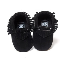 Load image into Gallery viewer, Adorable Suede Fringe Baby Boots