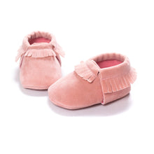 Load image into Gallery viewer, Adorable Suede Fringe Baby Boots