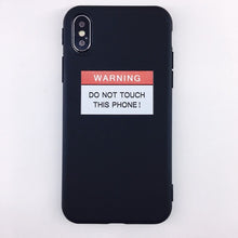 Load image into Gallery viewer, Do Not Touch iPhone Case