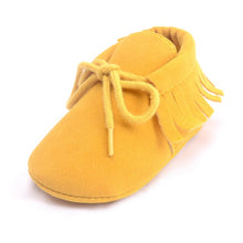 Load image into Gallery viewer, Adorable Suede Fringe Baby Boots