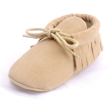 Load image into Gallery viewer, Adorable Suede Fringe Baby Boots