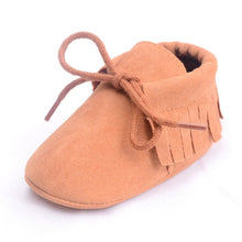 Load image into Gallery viewer, Adorable Suede Fringe Baby Boots