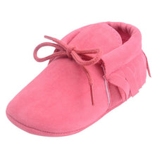 Load image into Gallery viewer, Adorable Suede Fringe Baby Boots
