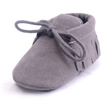 Load image into Gallery viewer, Adorable Suede Fringe Baby Boots