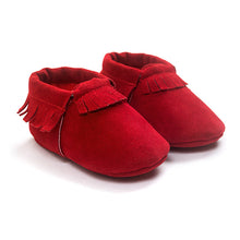 Load image into Gallery viewer, Adorable Suede Fringe Baby Boots