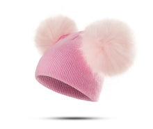 Load image into Gallery viewer, Adorable Warm Wooly Pom Pom Hat
