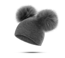 Load image into Gallery viewer, Adorable Warm Wooly Pom Pom Hat
