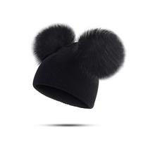 Load image into Gallery viewer, Adorable Warm Wooly Pom Pom Hat
