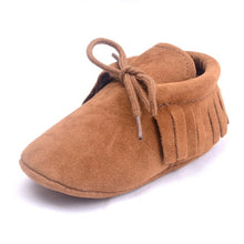 Load image into Gallery viewer, Adorable Suede Fringe Baby Boots
